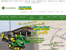 Tablet Screenshot of frontieragturf.com